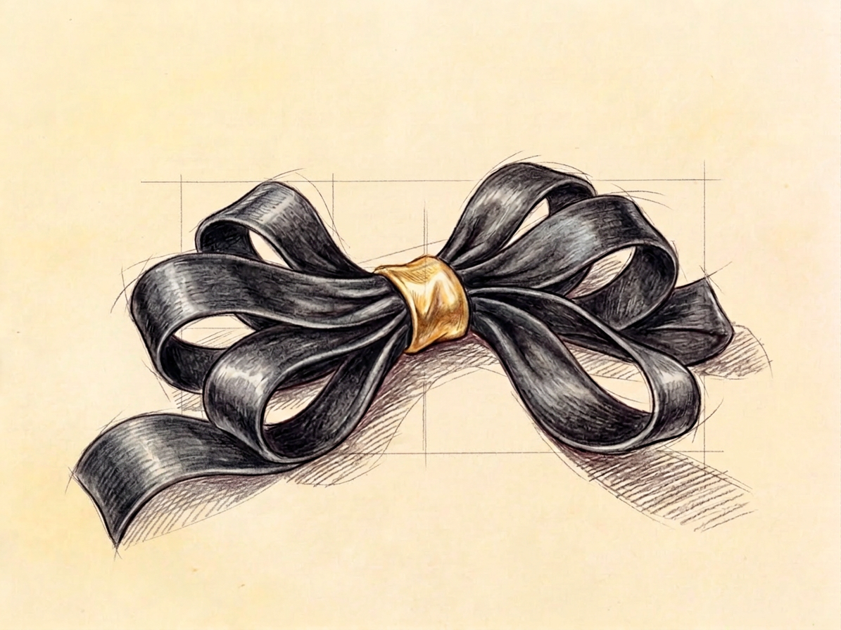 FNTSYLND satin ties illustration