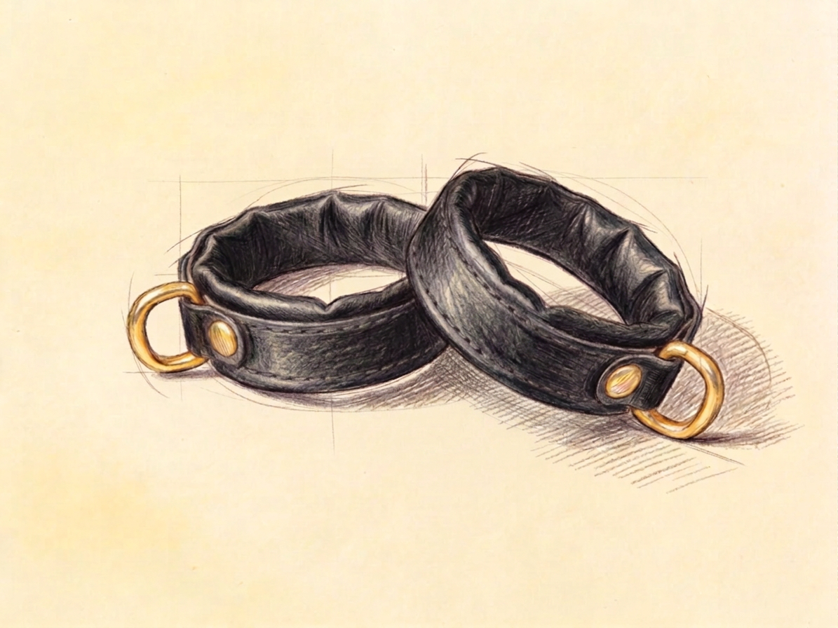 FNTSYLND wrist cuffs illustration